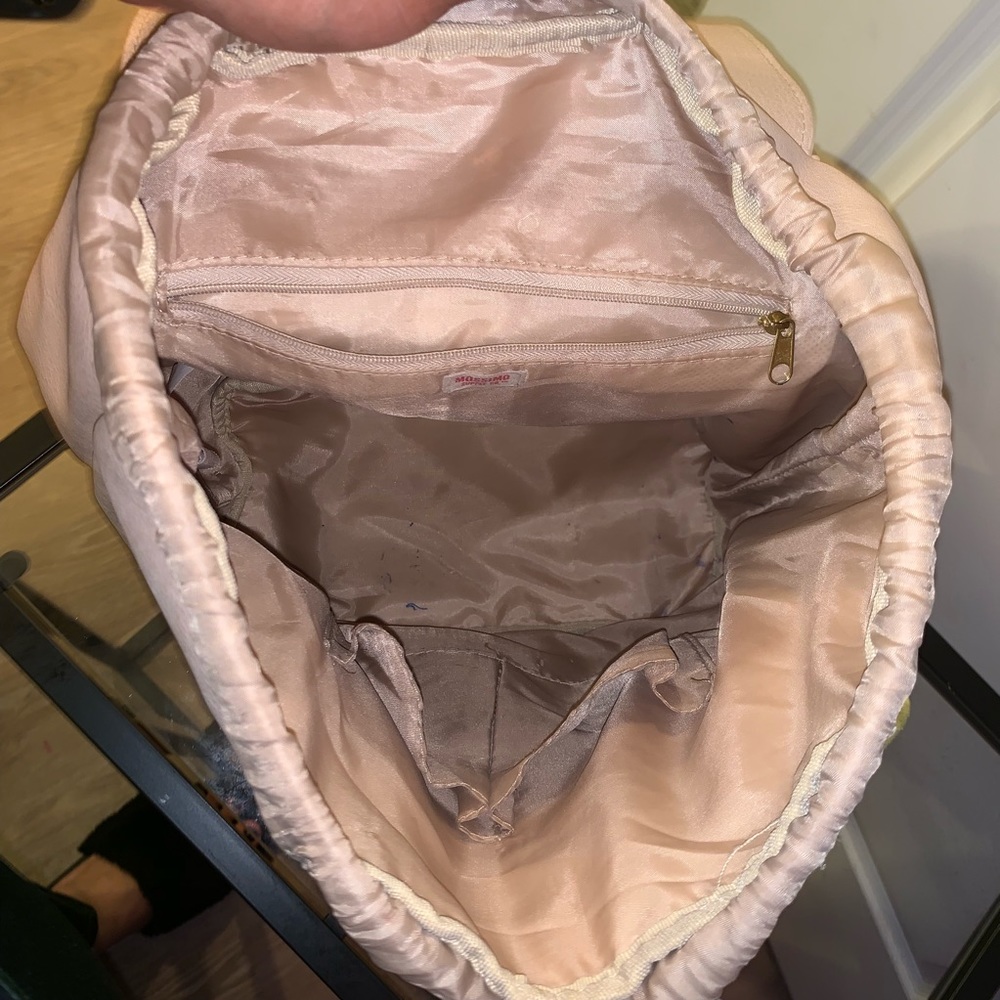 Drawstring pink backpack - Picture 6 of 7
